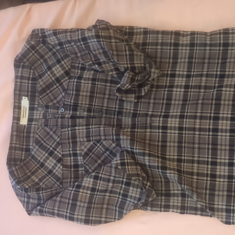 Comptoir des Cotonniers plaid shirt dress.size medium.